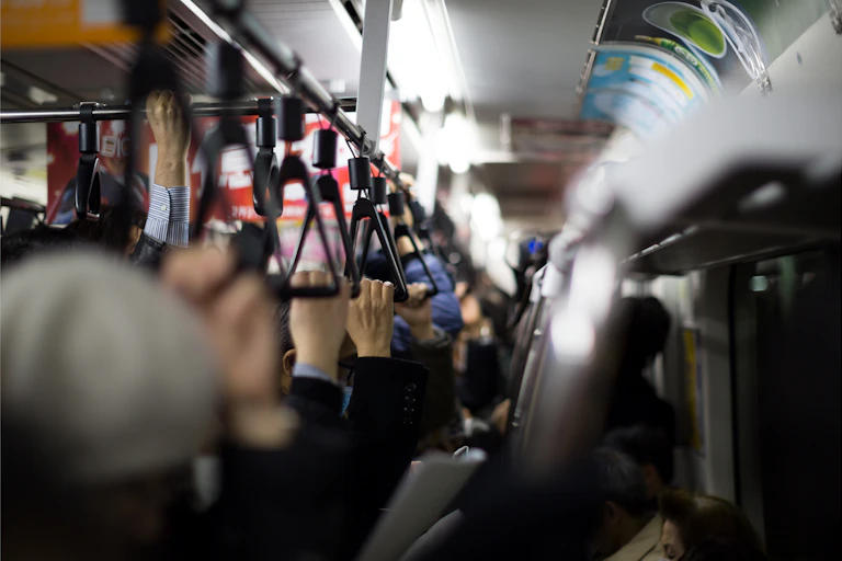 Train commuters
