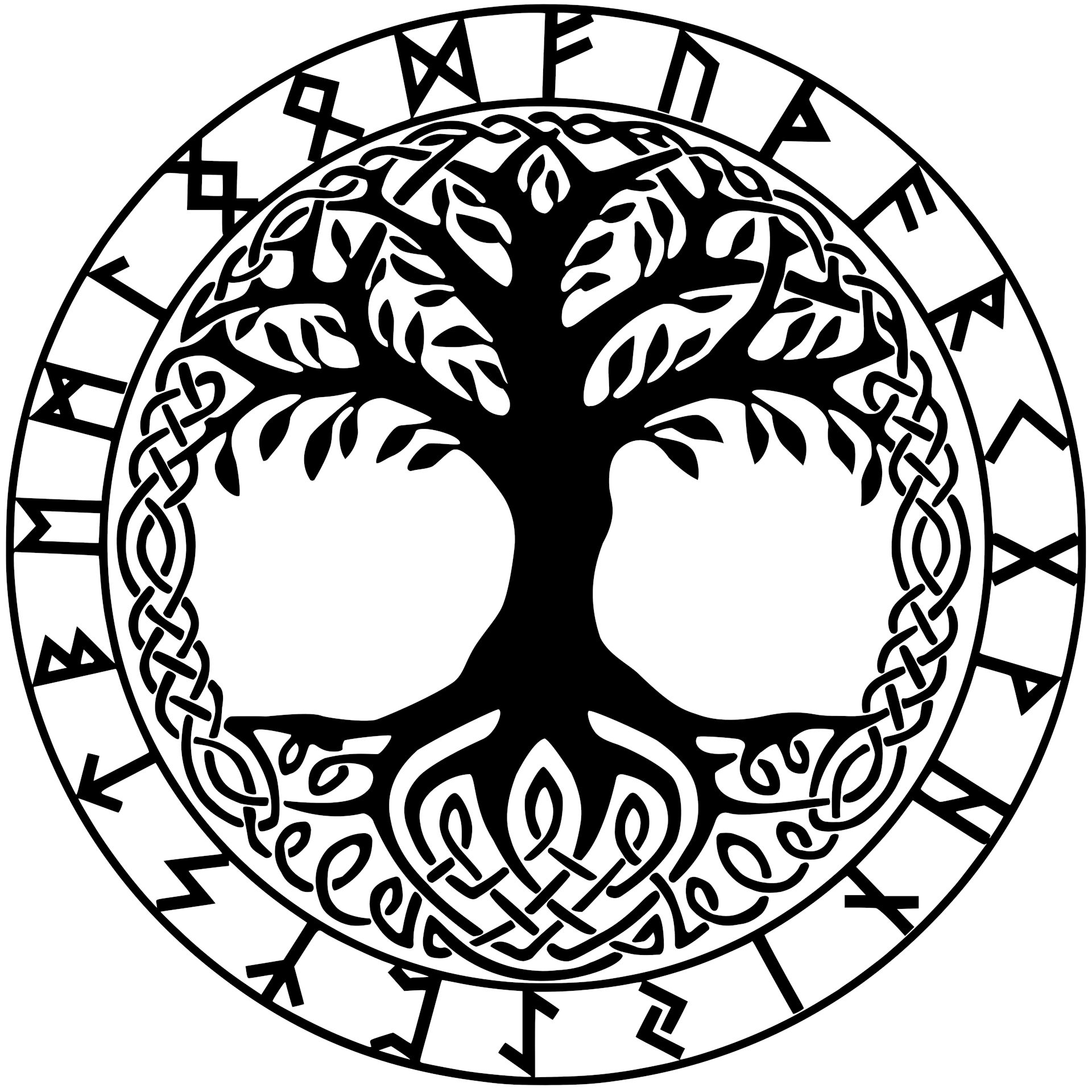 valknut tree of life meaning