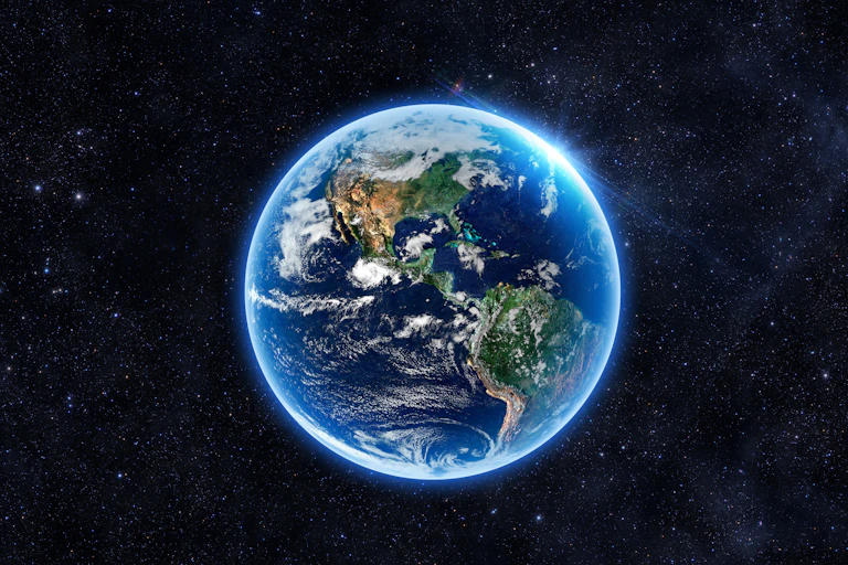 Planet earth from space