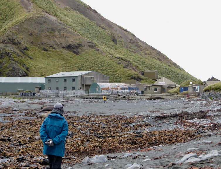 The Macquarie Island Research Base.