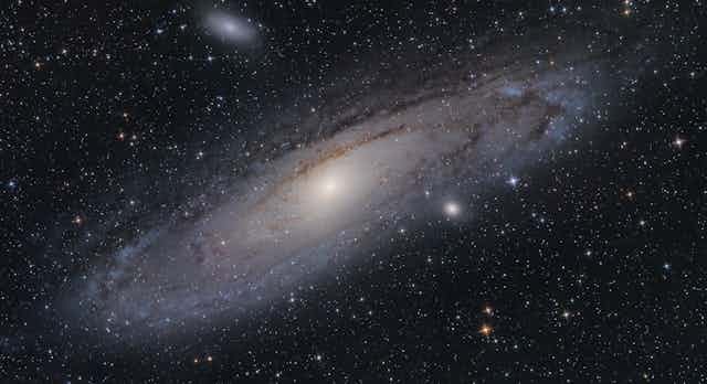 A picture of the Andromeda Galaxy.