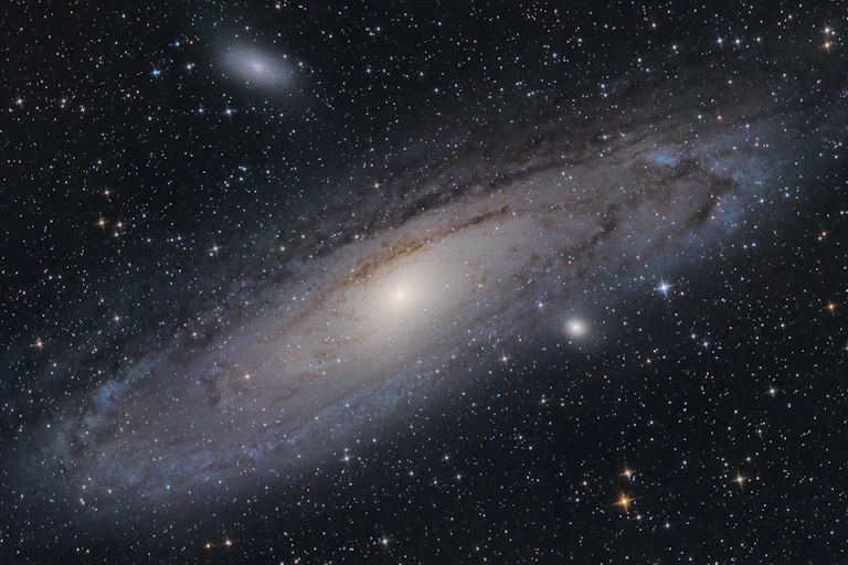 A picture of the Andromeda Galaxy.