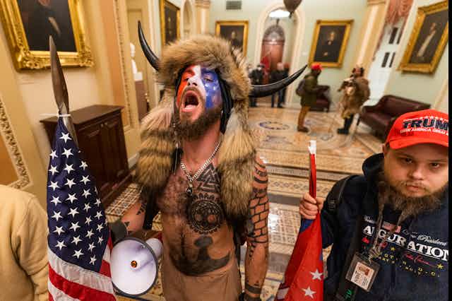 The 'Q Shaman' of the Capitol riots