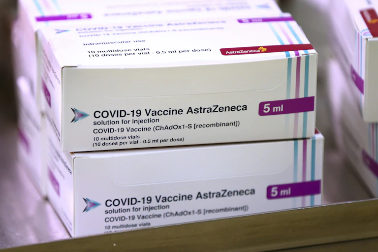Doses of the Oxford-AstraZeneca COVID vaccine
