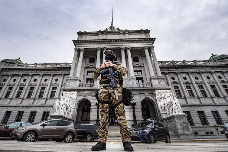 A member of the Pennsylvania Capitol Police