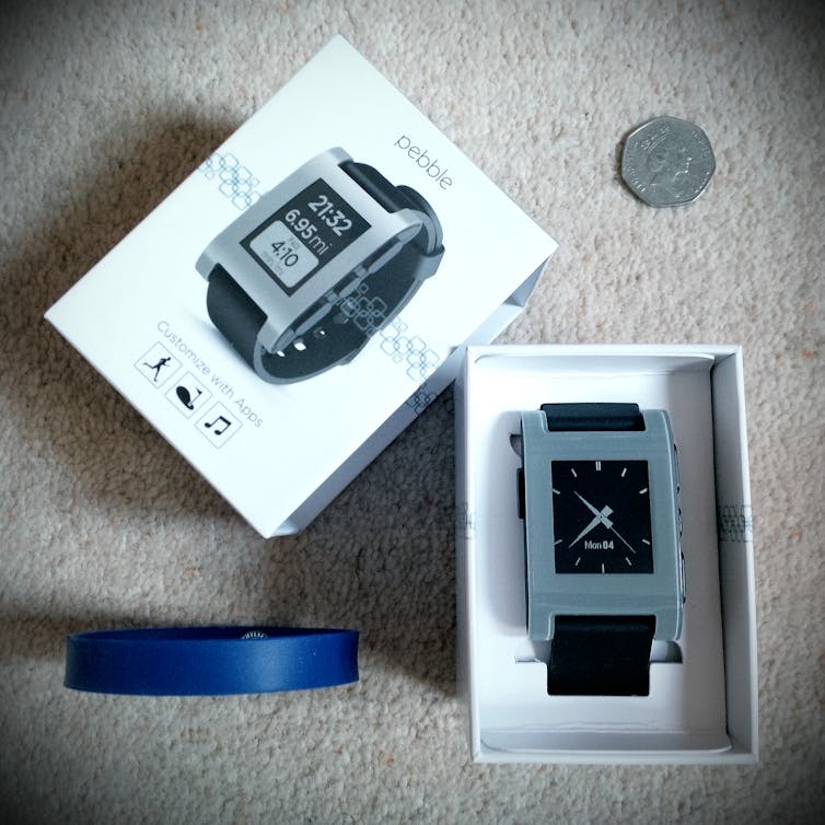 The smartwatch in a box.