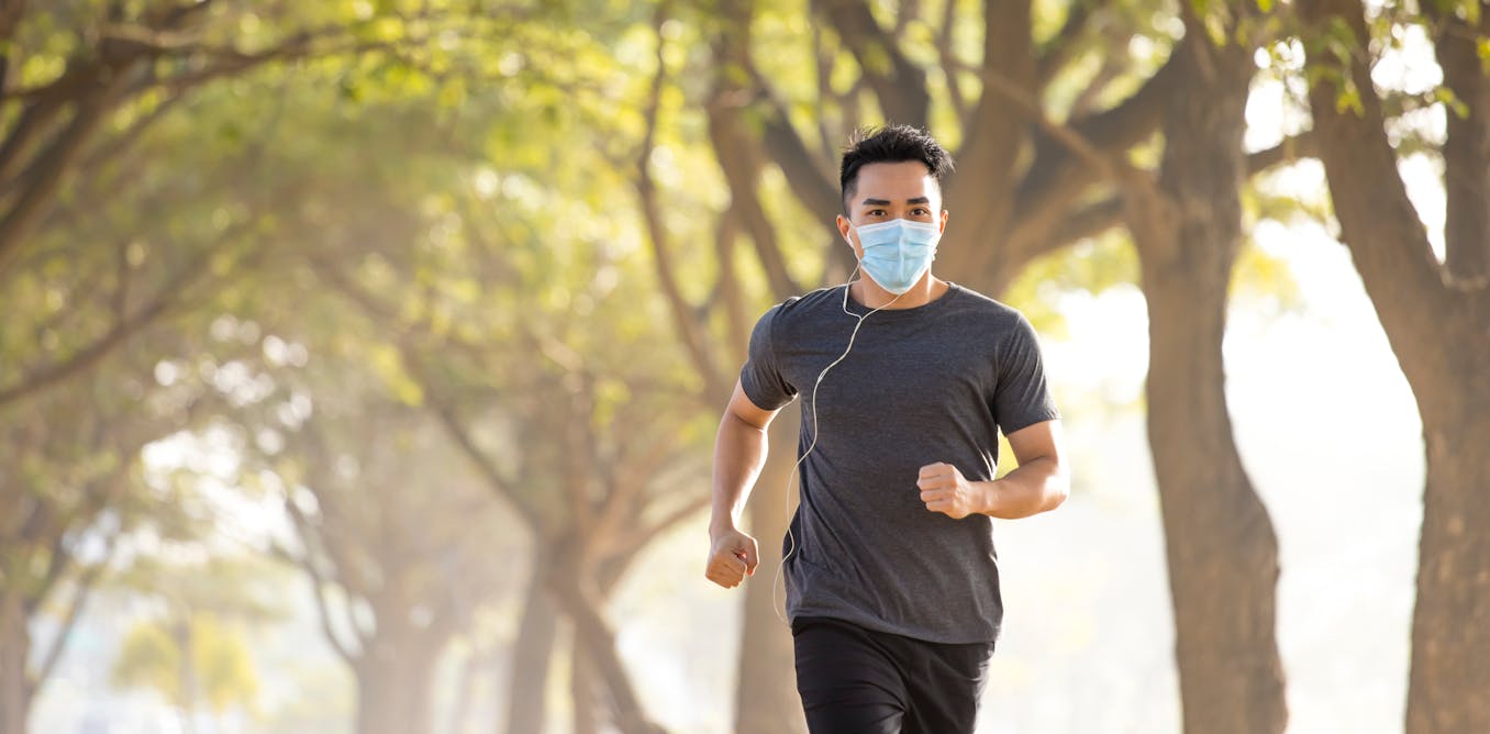 Joggers and cyclists should wear masks â€“ here's why - The Conversation UK