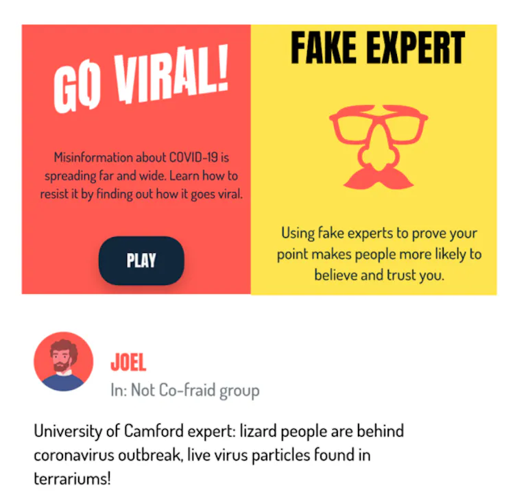 An image from an app showing how an app works