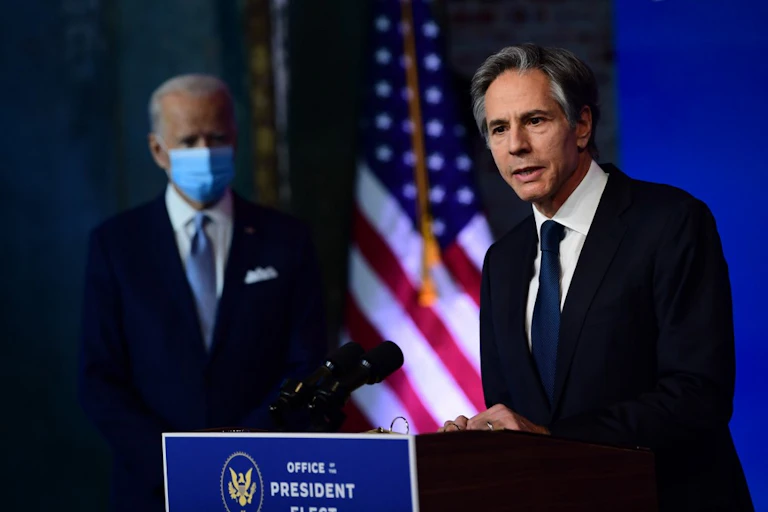Joe Biden et Antony Blinken