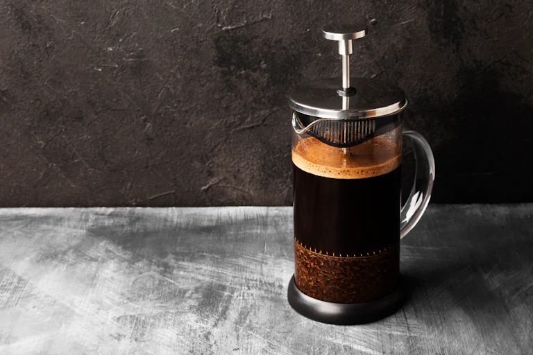 A French coffee press