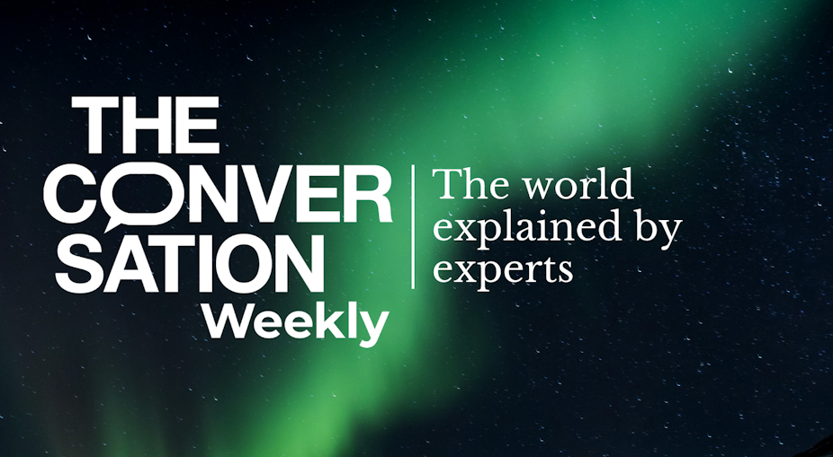 Promotion banner for The Conversation Weekly Podcast