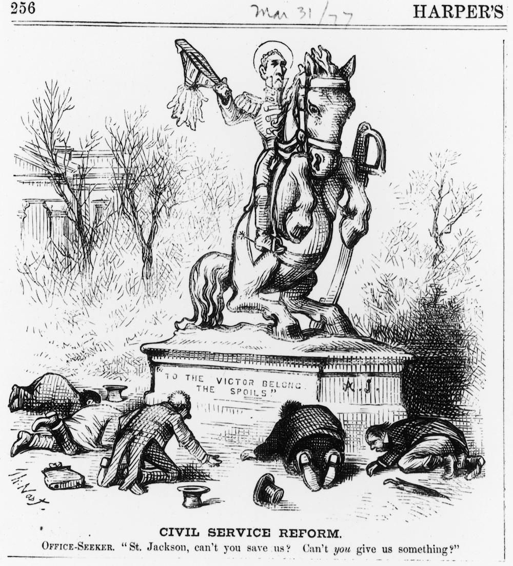 Trump Revived Andrew Jackson S Spoils System Which Would Undo America S 138 Year Old Professional Civil Service Trump Revived Andrew Jackson S Spoils System Which Would Undo America S 138 Year Old Professional Civil Service