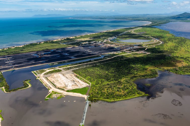 Caley Valley Wetlands, next to Adani's Abbot Point coal terminal.