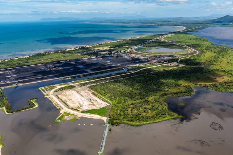 Caley Valley Wetlands,  next to Adani's Abbot Point coal terminal.