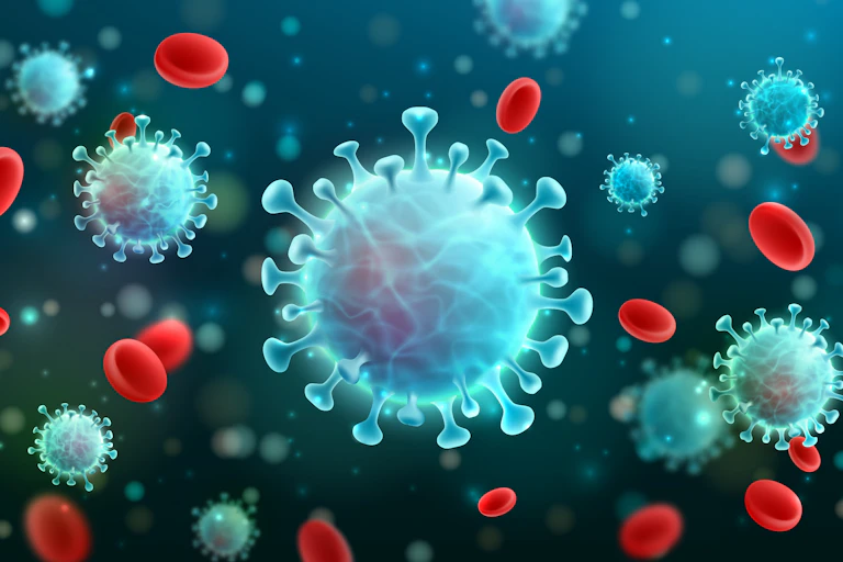 Artist's impression of coronavirus