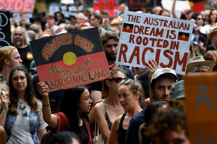 Invasion Day protesters