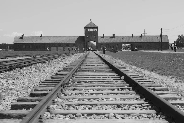 The former Nazi concentration (and extermination) camp Auschwitz-Birkenau, Poland.