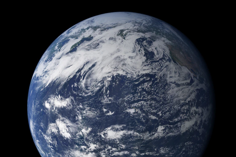 The Earth in space