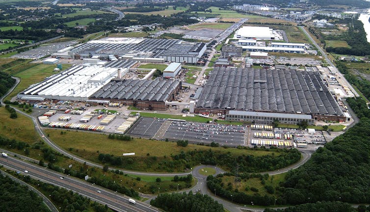 The Vauxhall plant at Ellesmere Port in Cheshire, England.