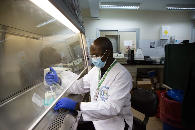 A scientist in Mali is working on COVID-19 research