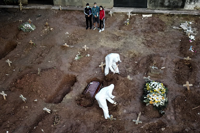 A cemetery in Brazil