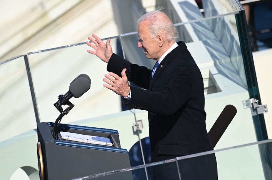 Joe Biden le 20 janvier 2021 à Washington.