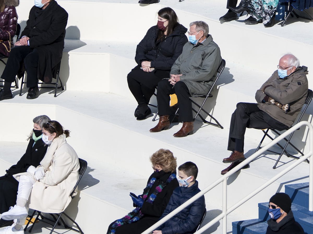 The Best Bernie Sanders Memes From The Presidential Inauguration