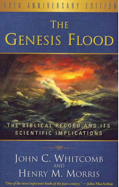Book cover of The Genesis Flood, The Biblical Flood and its Scientific Implications.