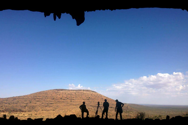 View from inside Ga-Mohana Hill North Rockshelter