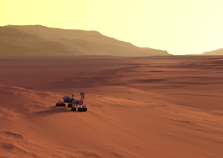 Robot on Mars