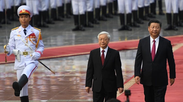 Nguyen Phu Trong et le président chinois Xi Jinping