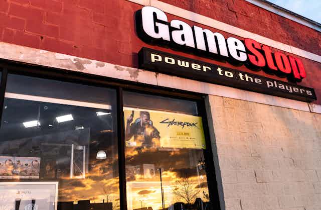 GameStop store in Athens, Ohio.