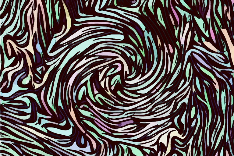Swirling colours