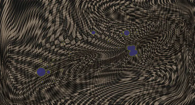 An artistic depiction of phosphenes
