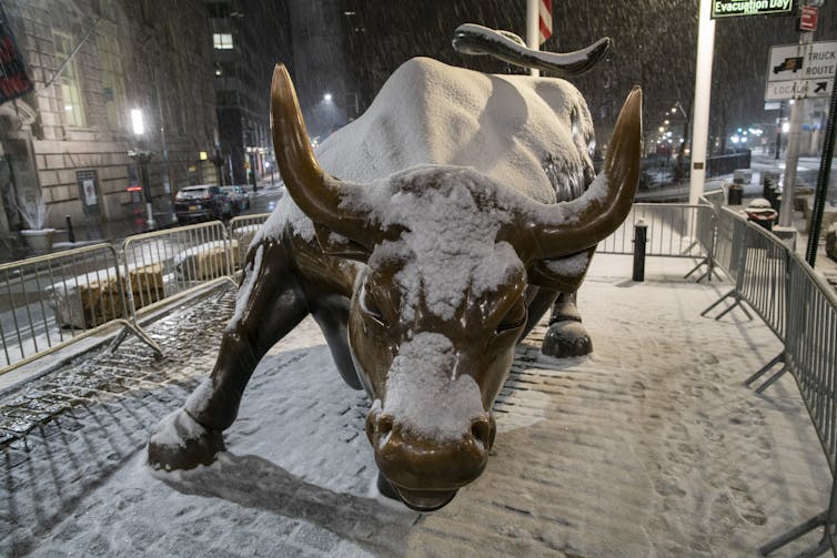 The bull of Wall Street.