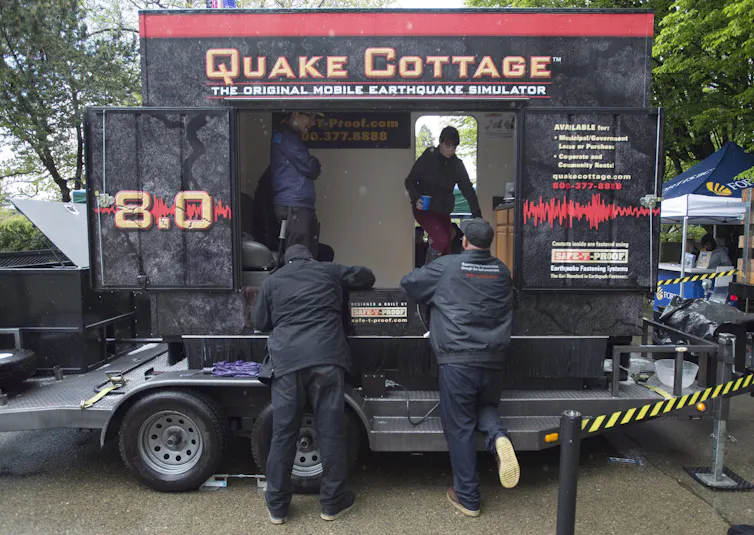 An earthquake simulator