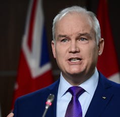 Conservative leader Erin O'Toole.
