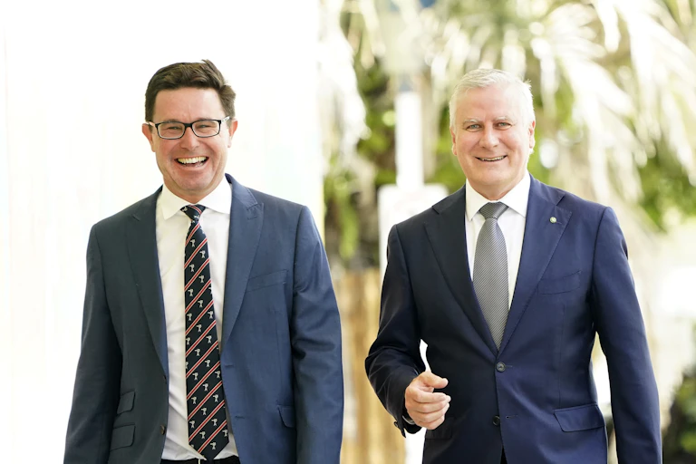 David Littleproud and Michael McCormack