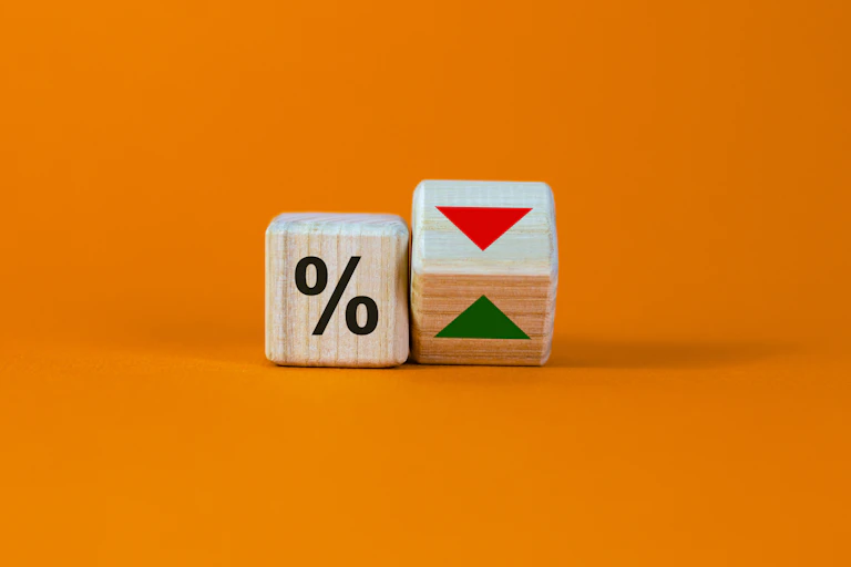 Two dice signalling negative interest rates