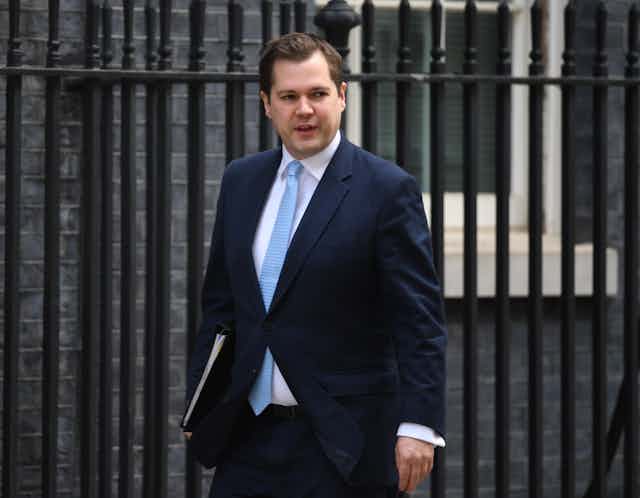 Housing, Communities and Local Government Secretary Robert Jenrick arrives in Downing Street.