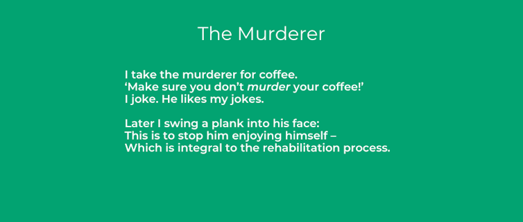 Humour in poetry should be taken seriously