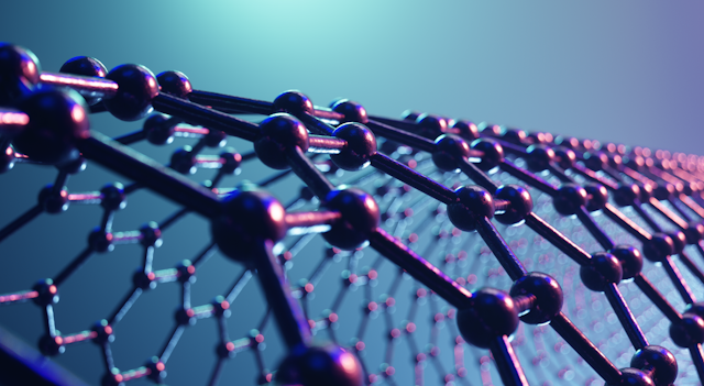 Illustration of the structure of graphene.