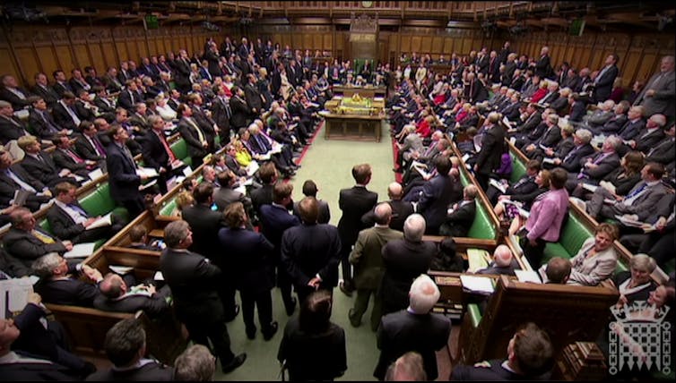 A packed House of Commons