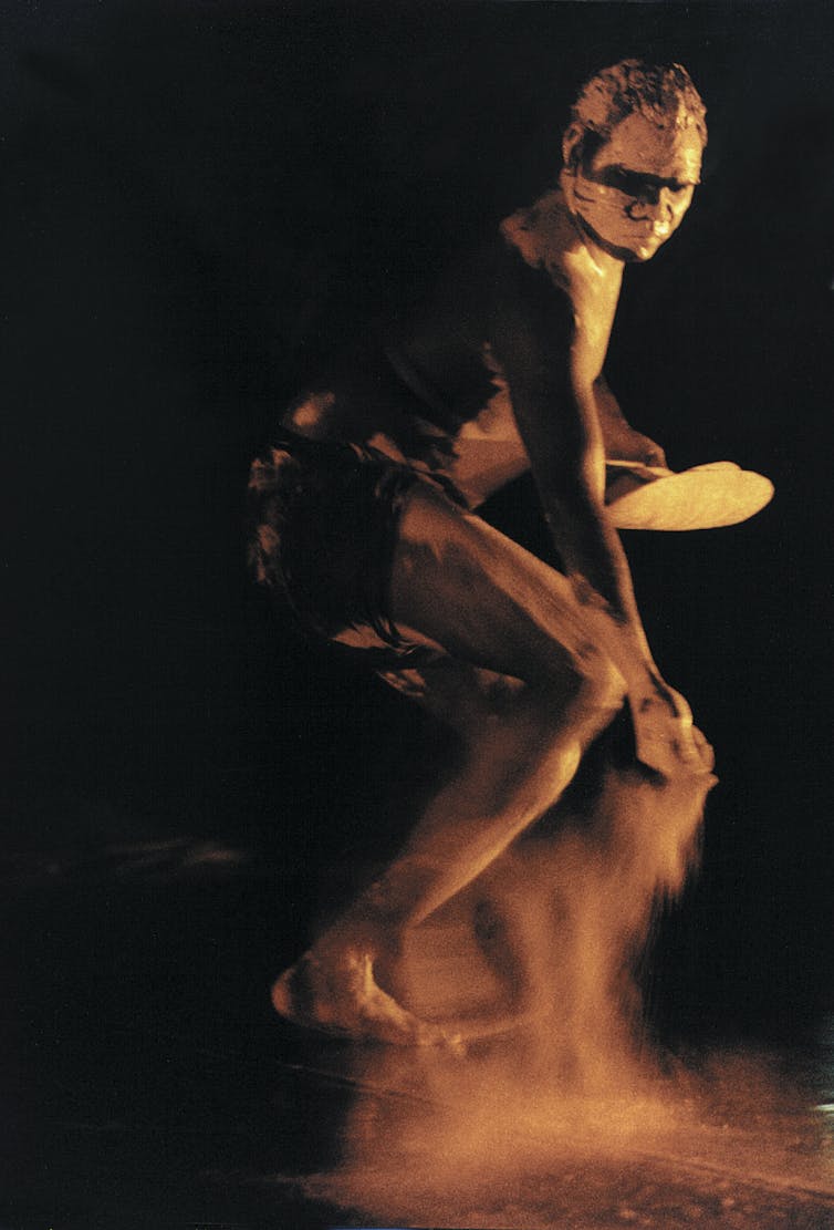 Male Indigenous dancer