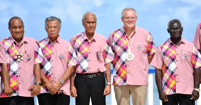 Pacific leaders at the Pacific Islands Forum in 2019