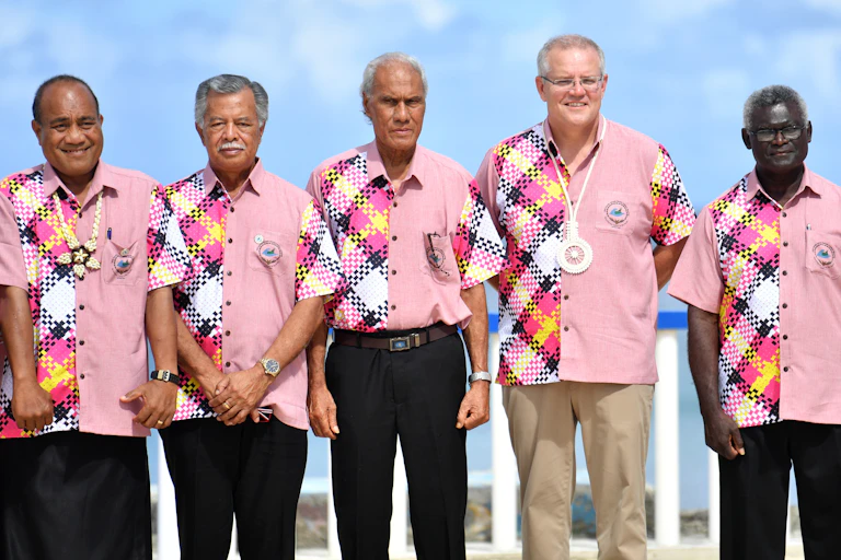 Pacific leaders at the Pacific Islands Forum in 2019