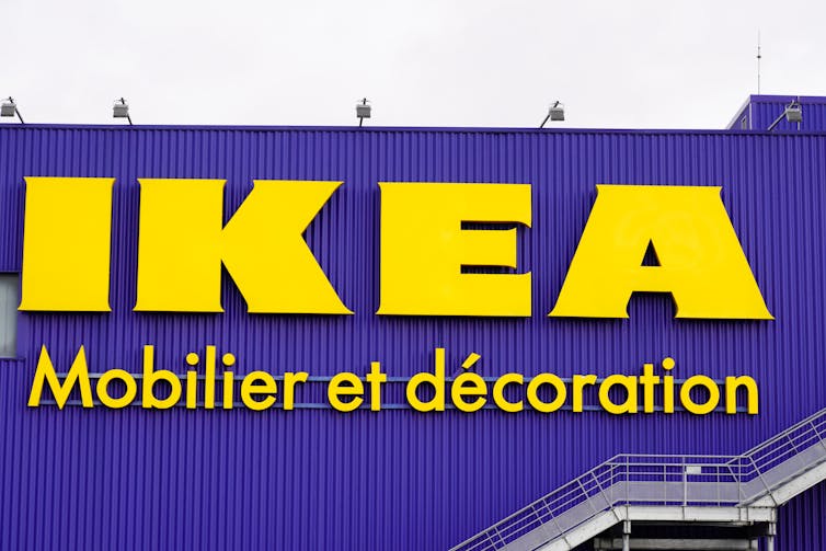 Ikea sign in France