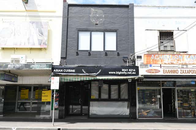 The outside of a venue in Coburg, Melbourne which has been classified as a tier 3 exposure site.