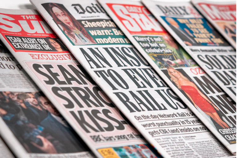 British tabloid newspapers
