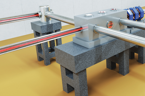 Some types with red lasers within them